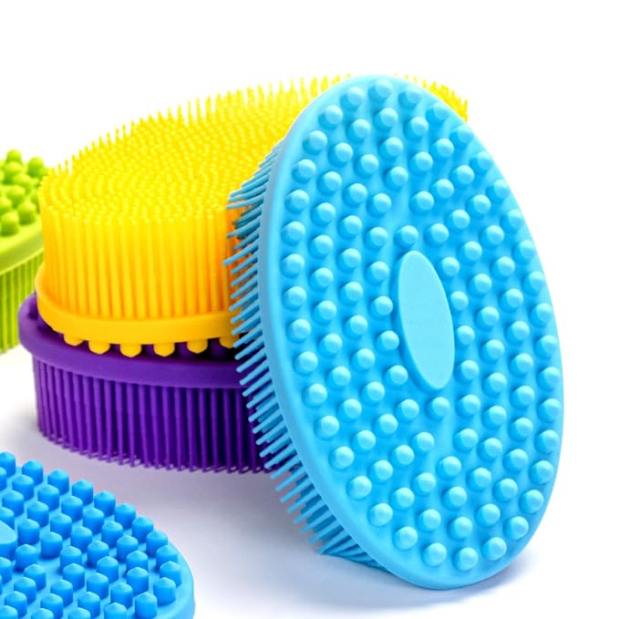 Premium Sensory Brush for Kids or Autism, Soft Silicone Body Scrubber, 2 in 1 - Image 6