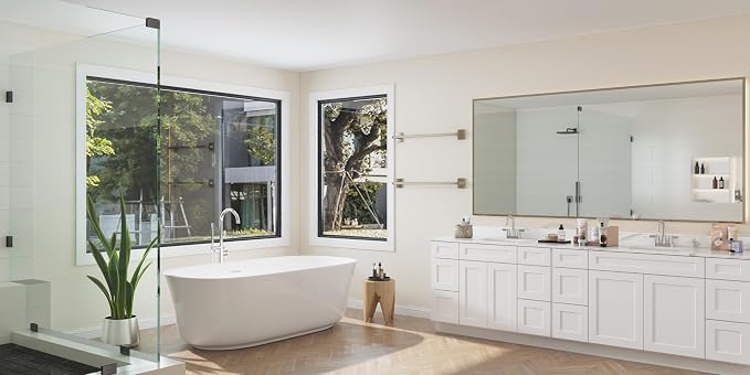 ROOMTEC Bathroom Cabinet, Soft-Close Drawer Slides Morden Bathroom Sink Vanity - Image 7