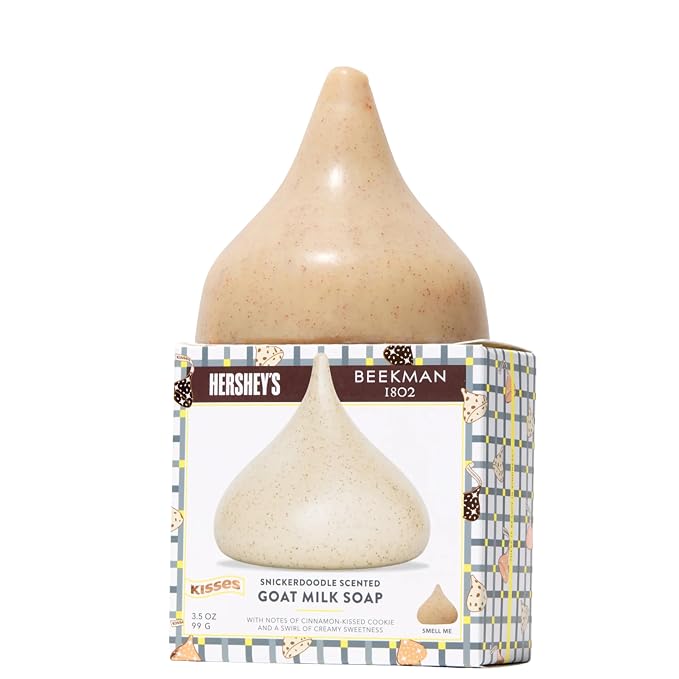 Beekman 1802 x HERSHEY'S Limited Edition KISSES Snickerdoodle Goat Milk Soap Bar by Beekman1802