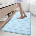 Buganda Memory Foam Bath Mat, Ultra Soft and Non-Slip Bathroom Rugs, Water by Buganda