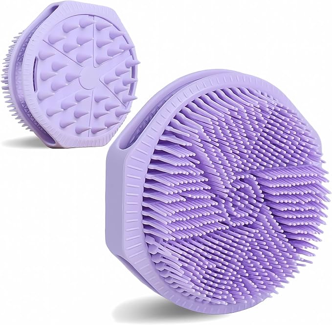 Dual-Sided Silicone Body Scrubber as Stocking Stuffers, Silicone Loofah by OTHIX