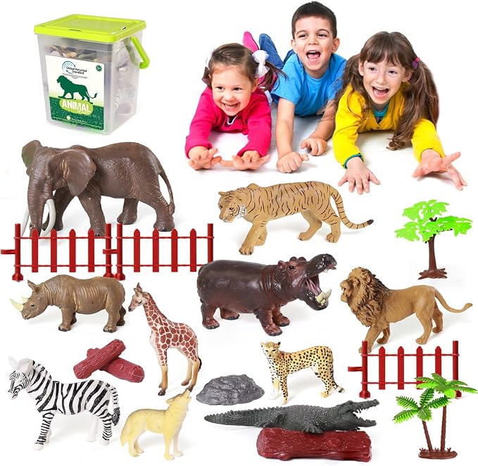 10 Big Realistic Safari Animal Toys - Image 3