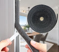 33ft Weather Stripping Brush for Sliding Windows/Doors Frame Side, Pile Self by NNICEHTS