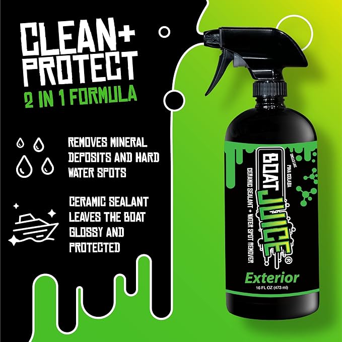 Boat Juice 2in1 Exterior Boat Cleaner & Protectant | Water Spot Remover - Image 2