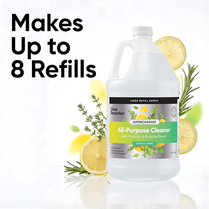 Clean Revolution SuperCharged All Purpose Cleaner, Eco-Friendly & Plant-Based - Image 7