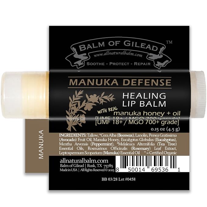 BALM OF GILEAD Manuka Defense Healing Lip Balm - Image 7