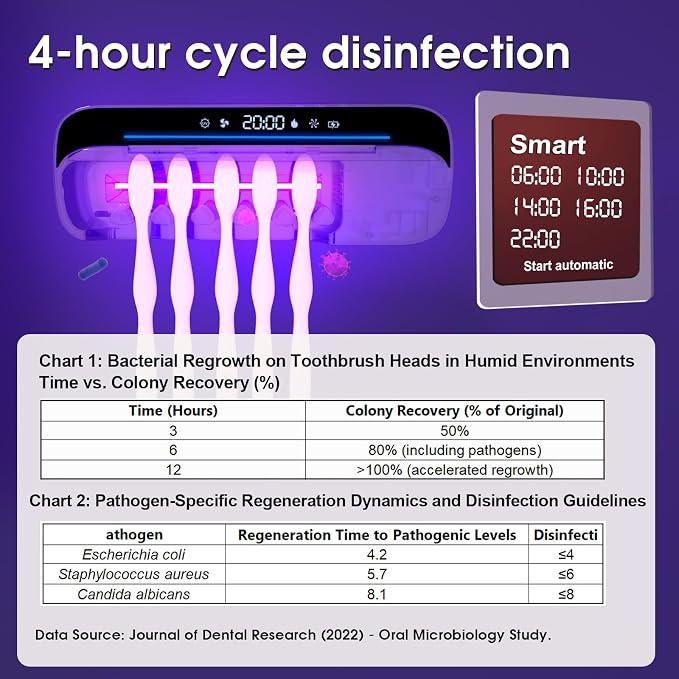 iHave Toothbrush Sanitizer and Holder, UV Toothbrush Holders - Image 4