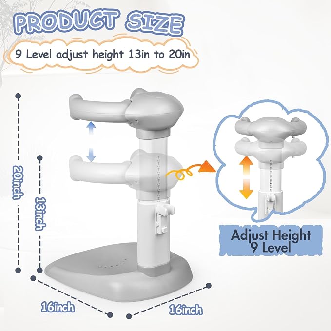 Baby Shower Stand, Baby Shower Standing Support, Adjustable Baby Bath Support - Image 5