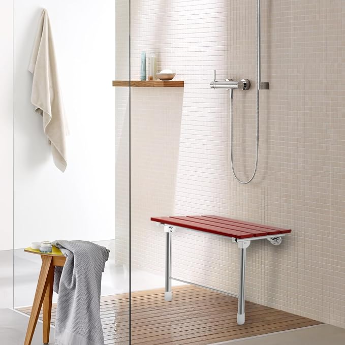 Folding Wall Mounted Shower Seat - Image 2