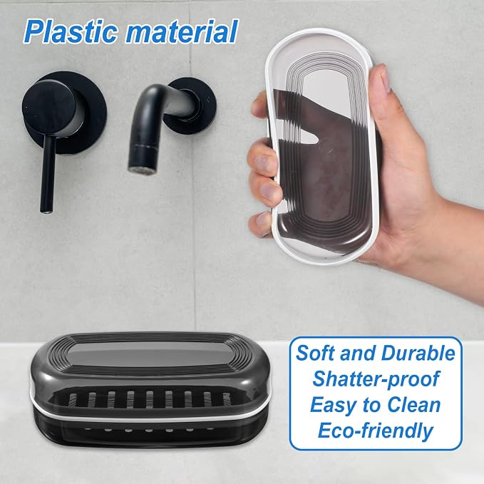 Shampoo Bar and Conditioner Holder Travel Case Shampoo Bar Holder Bars Soap - Image 5