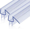 2-Pack ShowerDoor Bottom Seal 3/8" x 36" Polycarbonate Frameless Ultra Clear by Unknown