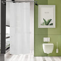 AmazerBath Plastic Small 36 x 72 Narrow Frosted, PEVA Cute Stall Shower Liner by AmazerBath