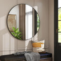 32 Inch Round Bathroom Mirror by EASLY