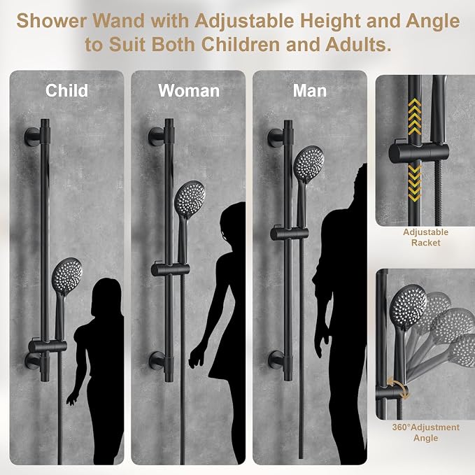 Adjustable Shower Slide Bar - Image 4