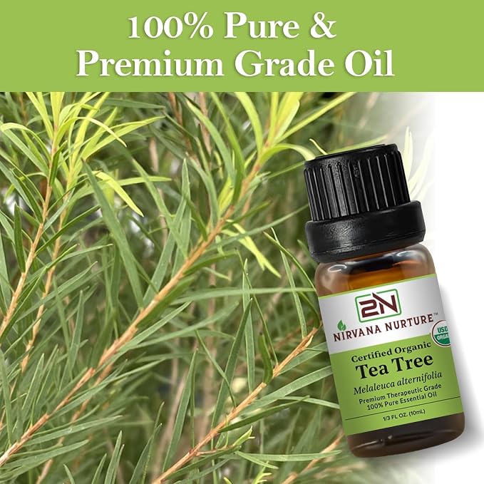 Tea Tree Essential Oil USDA Certified Organic, 100% Pure Natural Premium Grade - Image 7
