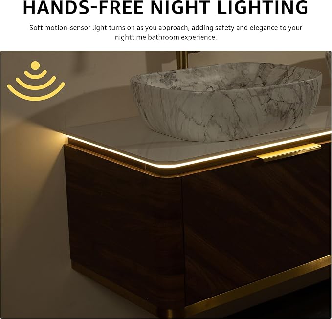 Yayzy 36” Floating Bathroom Vanity - Image 7