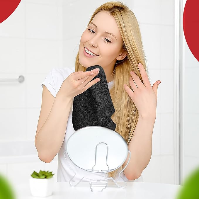 RIVERSIDE 12 Pack Premium 100% Cotton Face Washcloths, 550 GSM, 12 x 12 Inches - Image 4