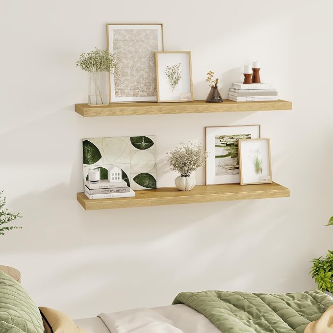 Floating Shelves Wall Shelf 48 Inch, 9.3 Inch Deep Floating Shelf - Image 2