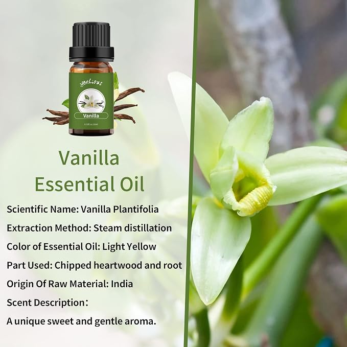 yethious Vanilla Coconut Essential Oil Set Coconut Oil Organic Vanilla - Image 3