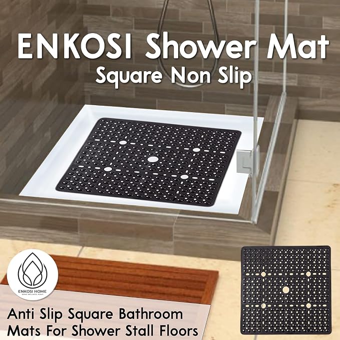 ENKOSI Large Square Shower Mat - Image 2