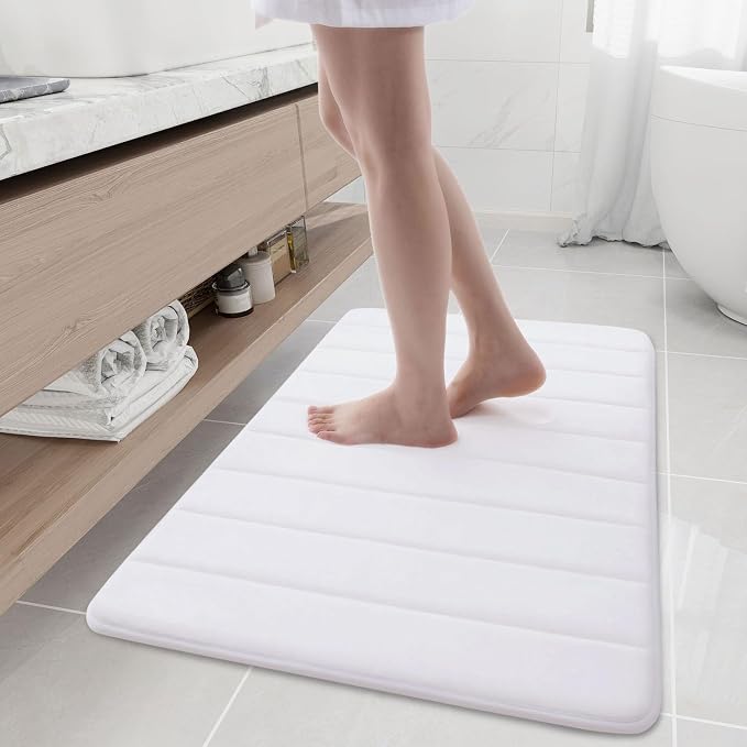 Buganda Memory Foam Bath Mat, 35.4" x 24", Ultra Soft and Non-Slip Bathroom Rugs by Buganda