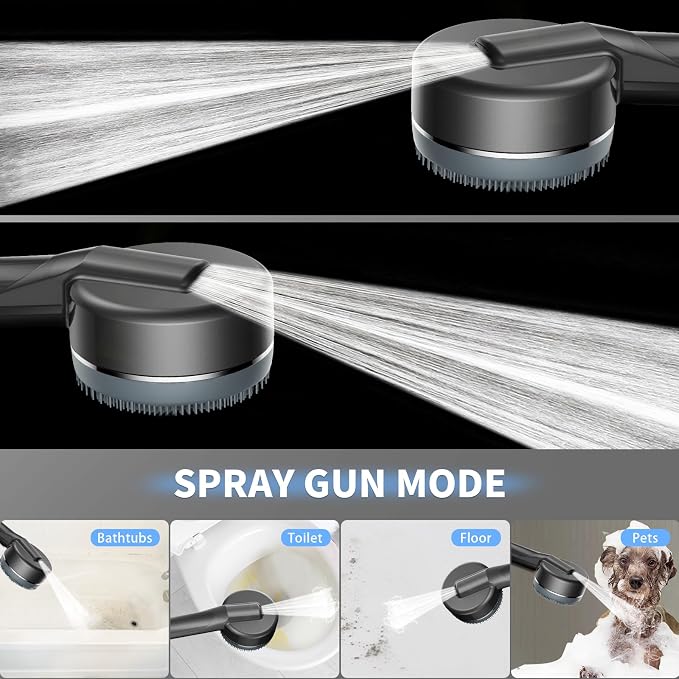 Filtered Shower Head with Handheld, Hard Water Filtered Showerhead with ON/OFF - Image 6