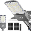 Solar Street Lights Outdoor Waterproof, 650000LM Super Bright LED Beads by Leadzon