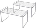 2Pack Cabinet Shelf Organizer Storage Rack Space Saving by Shantton