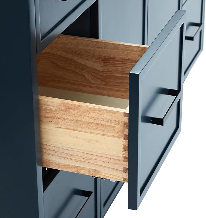 ARIEL Kelly 48 inch Bathroom Vanity Without Sink in Midnight Blue, Bathroom - Image 7