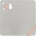 HEVEA Natural Rubber Wave Bath Mat – Square 21x21 in by HEVEA