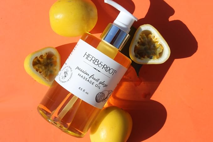 Passion Fruit Glaze Massage Oil, 8.5 oz | Tropical Maracuja Body Oil - Image 2