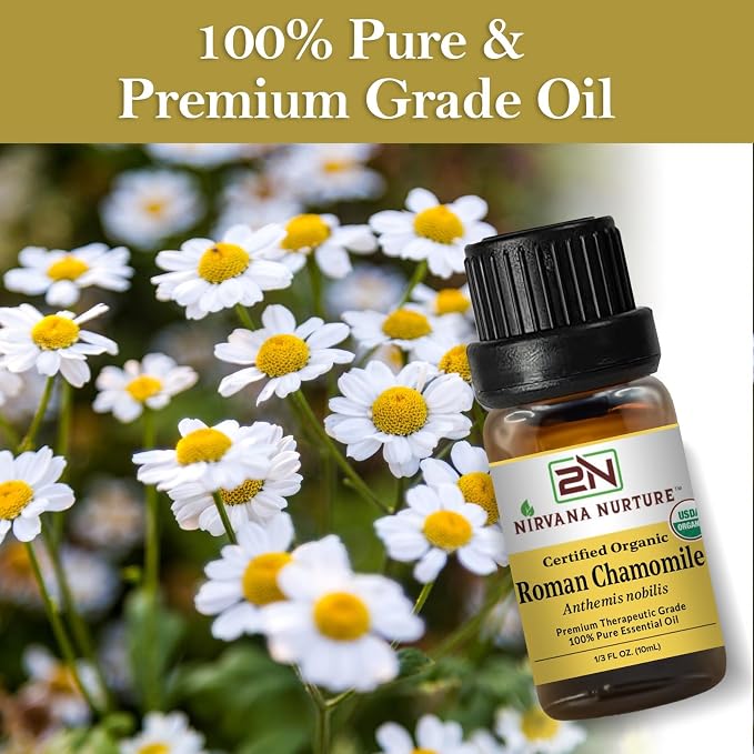 Roman Chamomile Essential Oil USDA Certified Organic, 100% Pure Natural Premium - Image 7
