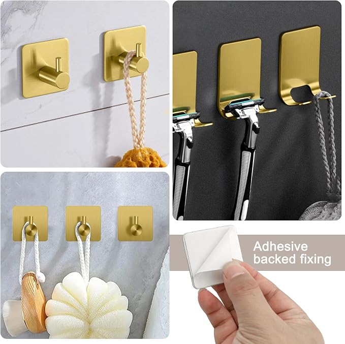 Bathroom Hardware Set, Toilet Paper Holders, Towel Rings, Robe Towel Hooks - Image 7