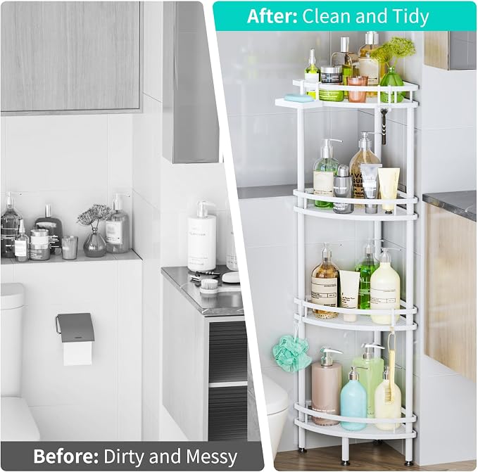 HapiRm Standing Corner Shower Caddy - Image 7