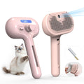 Pet Grooming Brush with Electronic Mist Spray by Eilimy