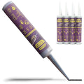 ATack Black Silicone Sealant Caulk 10.1oz 100% Silicone Black Caulking by ATack