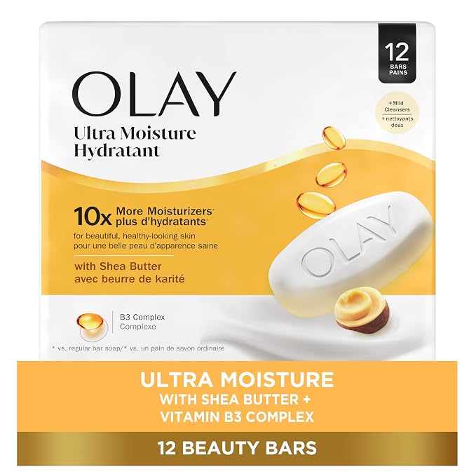 Olay Beauty Bar, Ultra Moisture, 10x More Moisturizers, Nourishing Conditioners by Olay