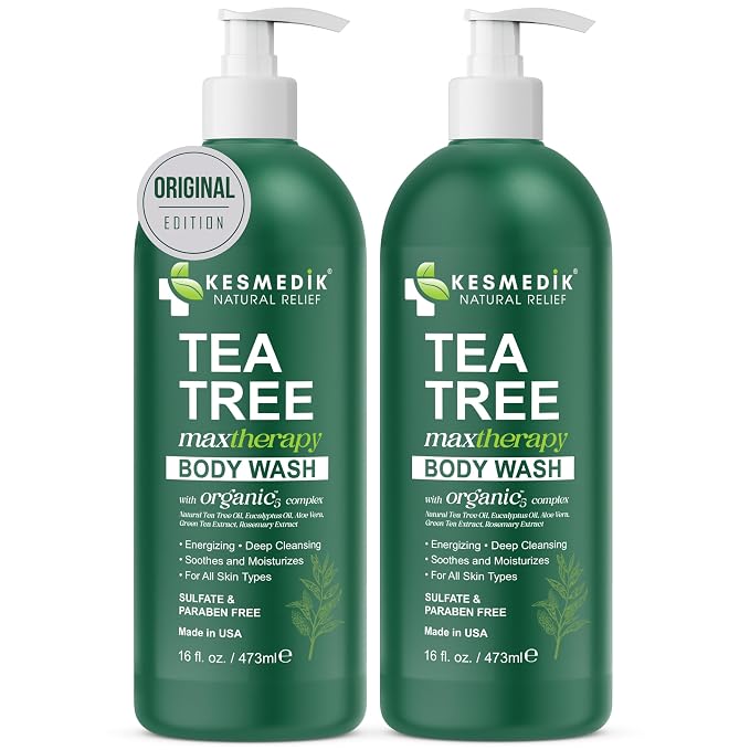 Tea Tree Body Wash MaxTherapy, Itchy Skin Relief Soap, Soothes Jock Itch - Image 7