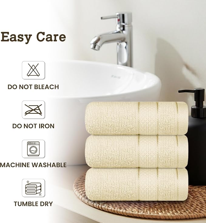 Casa Lino Face Towels & Body Wash Cloths - Image 6