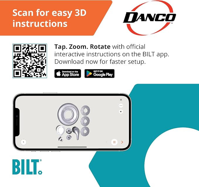 Danco Universal Moen Trim Kit for Single-Handle Shower Valves, Compatible for - Image 2