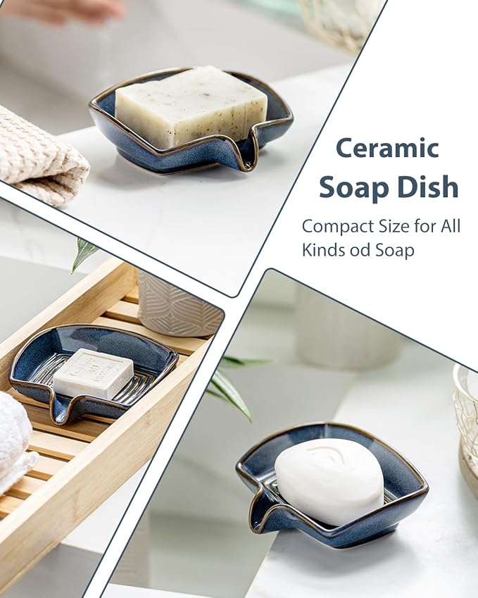 Soap Dishes, Ceramic Shower Soap Dish - Image 5