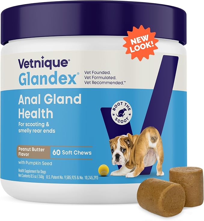 Vetnique Glandex Anal Gland Soft Chew Treats by VetniqueLabs