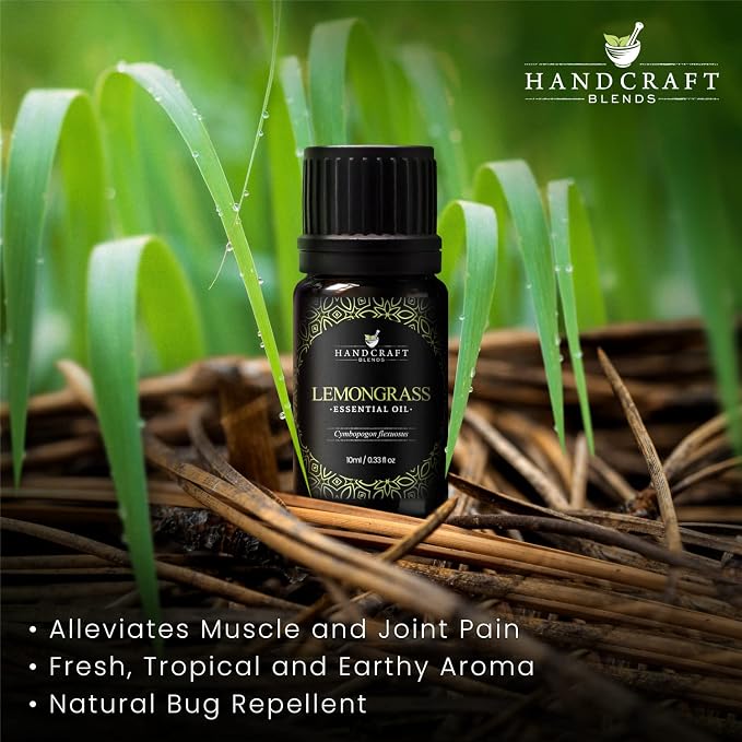 Handcraft Blends Lemongrass Essential Oil – 0.33 Fl Oz – Pack of 2 – 100% Pure - Image 3