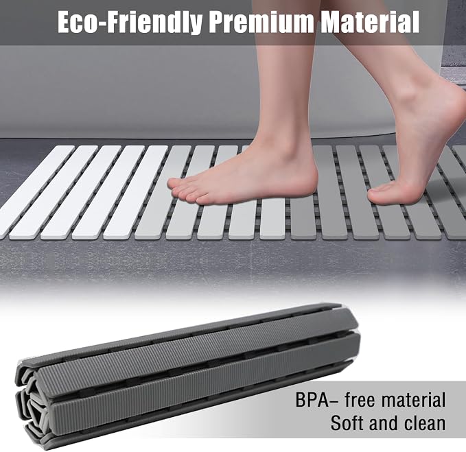 MBOSS Bath Tub Shower Mat Non Slip Bathtub Mats - Image 3