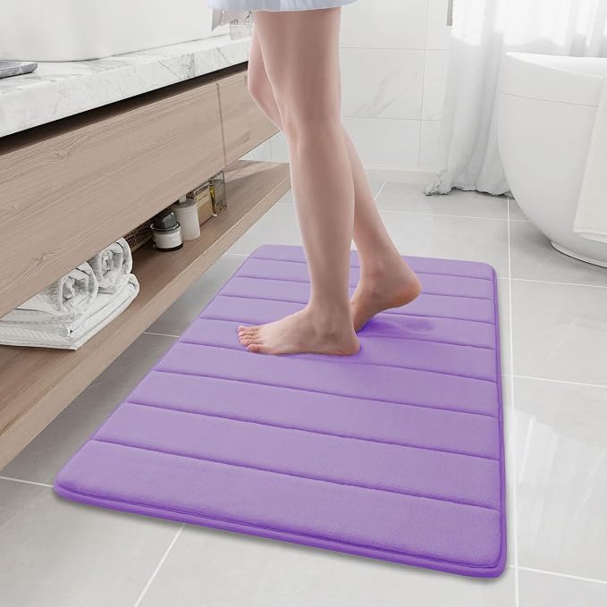 Buganda Memory Foam Bath Mat, 35.4" x 24", Ultra Soft and Non-Slip Bathroom Rugs by Buganda