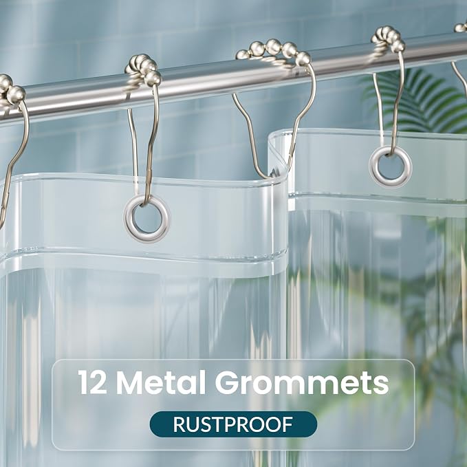Titanker Short Shower Curtain Liner 72x65 - Image 6