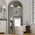 Spurgehom Over The Toilet Storage Cabinet, Bathroom Shelf Organizer Freestanding by Spurgehom