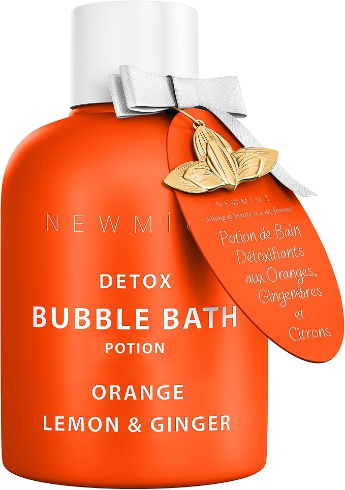 Natural Detox Citrus Bubble Bath Long Lasting Foaming Soak by NewMiuz