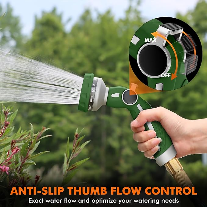 RESTMO Hose Nozzle Heavy Duty, Metal Water Hose Sprayer - Image 3