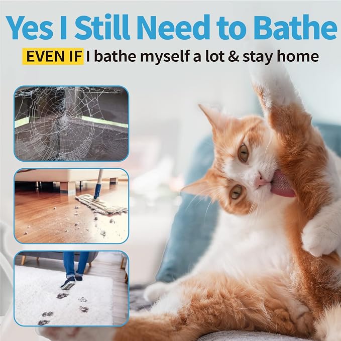 Mooncat Sphynx Cat Waterless Shampoo, Vet Approved No-Rinse Foam - Image 3